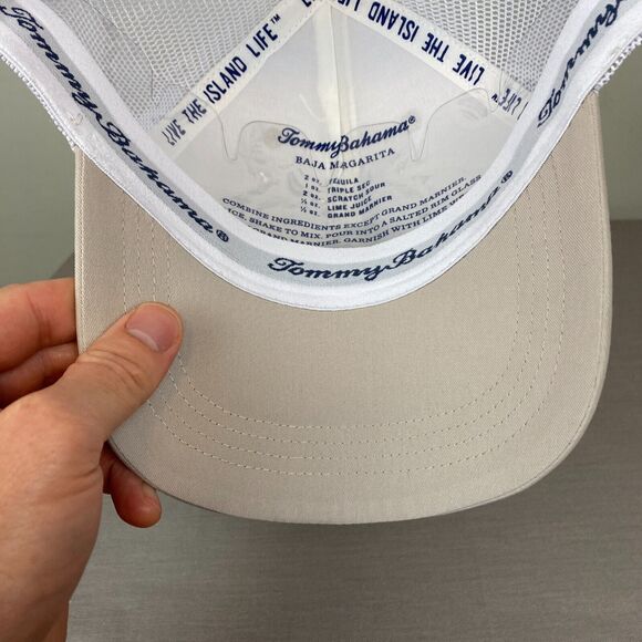 Tommy Bahama hat unisex one size brown snap back mesh active sweatband cap - Picture 7 of 9